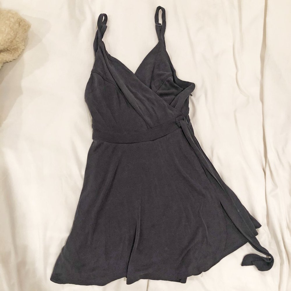 Kimchi Blue Veruca Skorted Wrap Romper